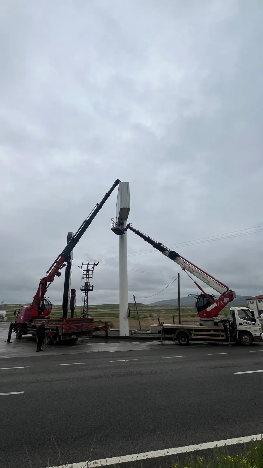 Sarıoğlan Çift Vinç Operasyonu - Sarıoğlan / Kayseri